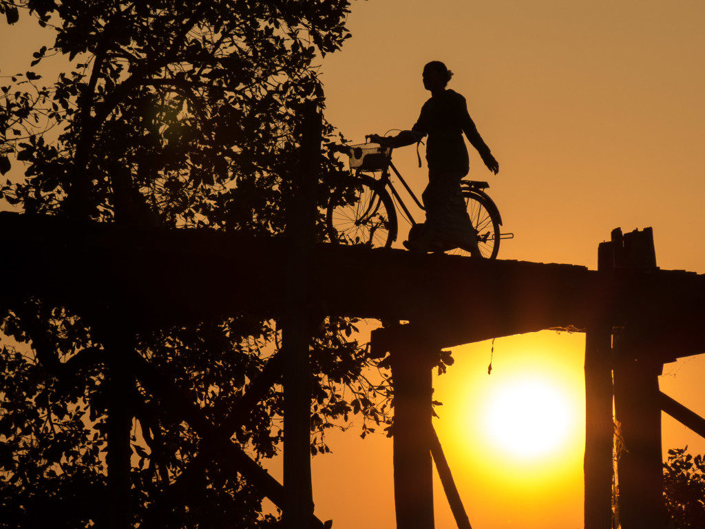 U Bein Bridge in Mandalay