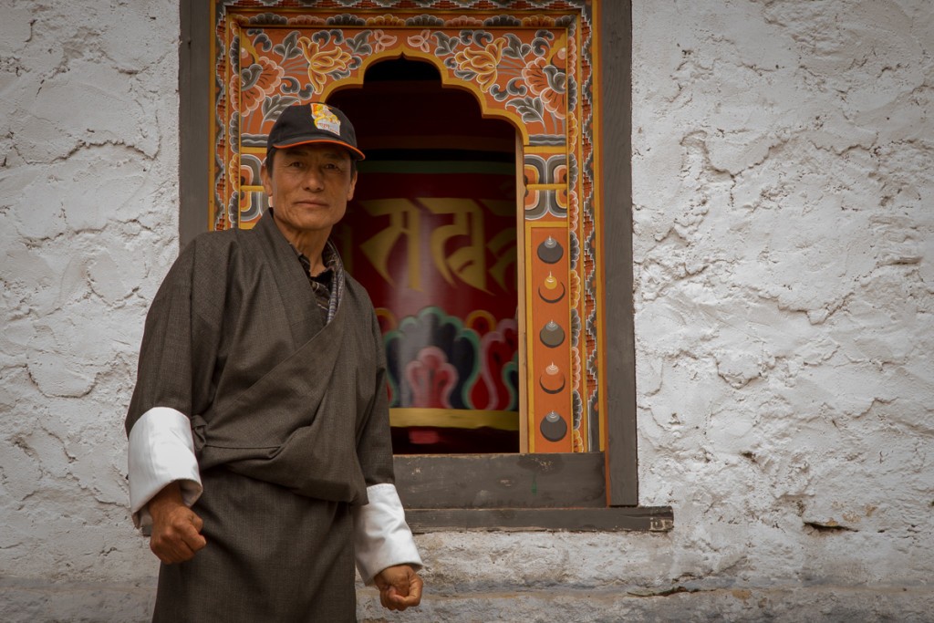 Image of Nitu with Prayer Wheel
