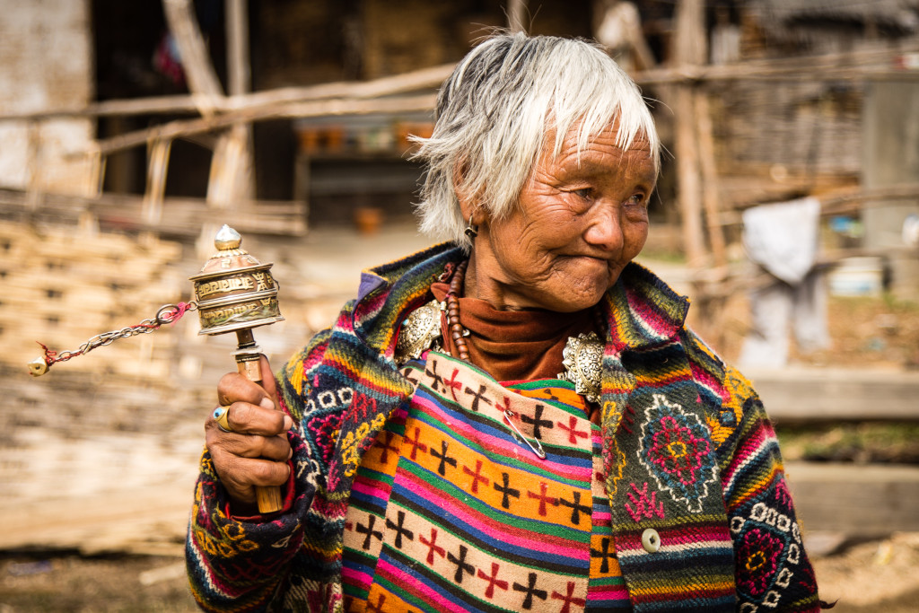 Photo: Scene From a Bhutanese Village