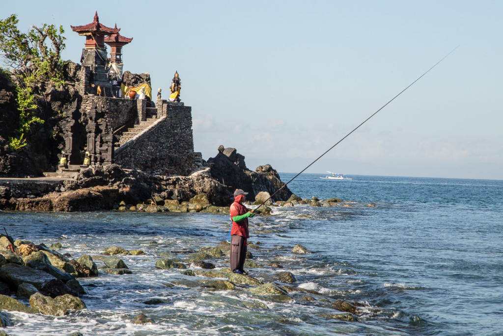 Batu Bolong Temple on Lombok Indonesia