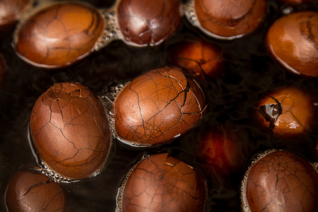 Kettle of Chinese Tea Eggs