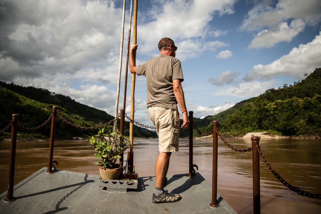 Sailing on the Mekong River