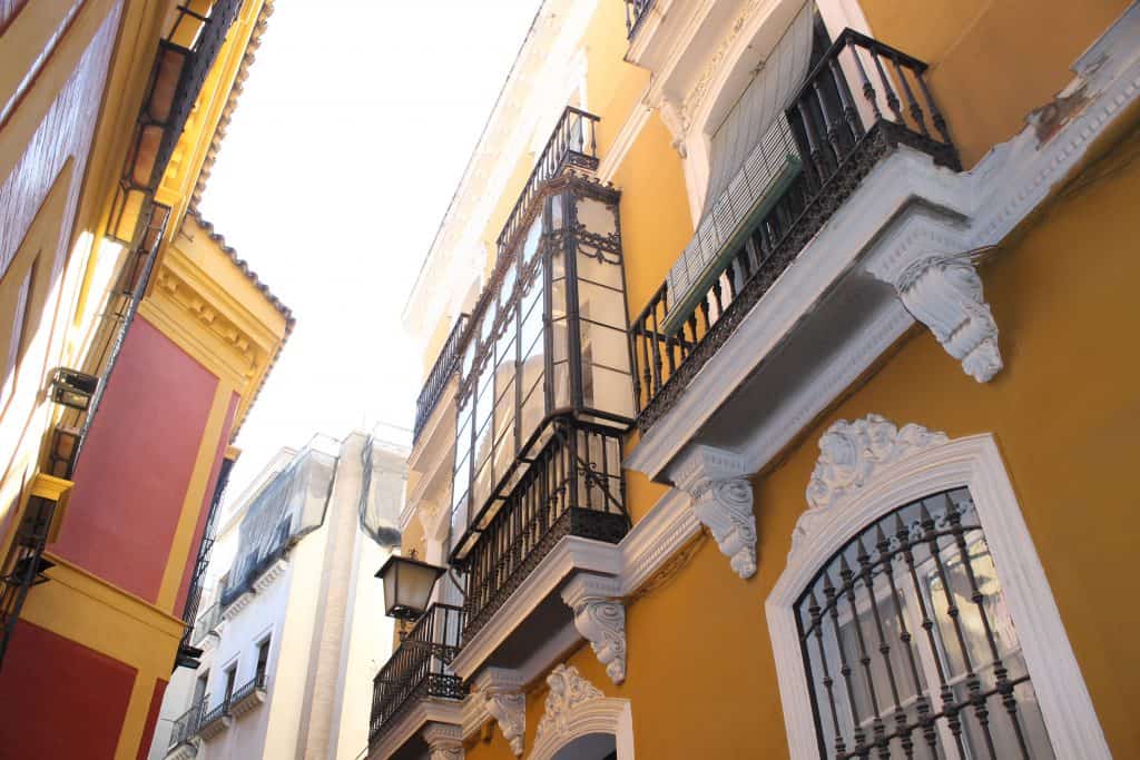 Beautiful Balconies in Seville, Spain