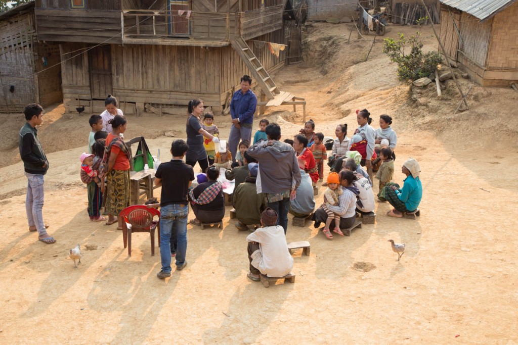 Soap Making Demonstration in a Remote Village