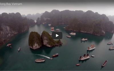 Drone Video of Halong Bay, Vietnam