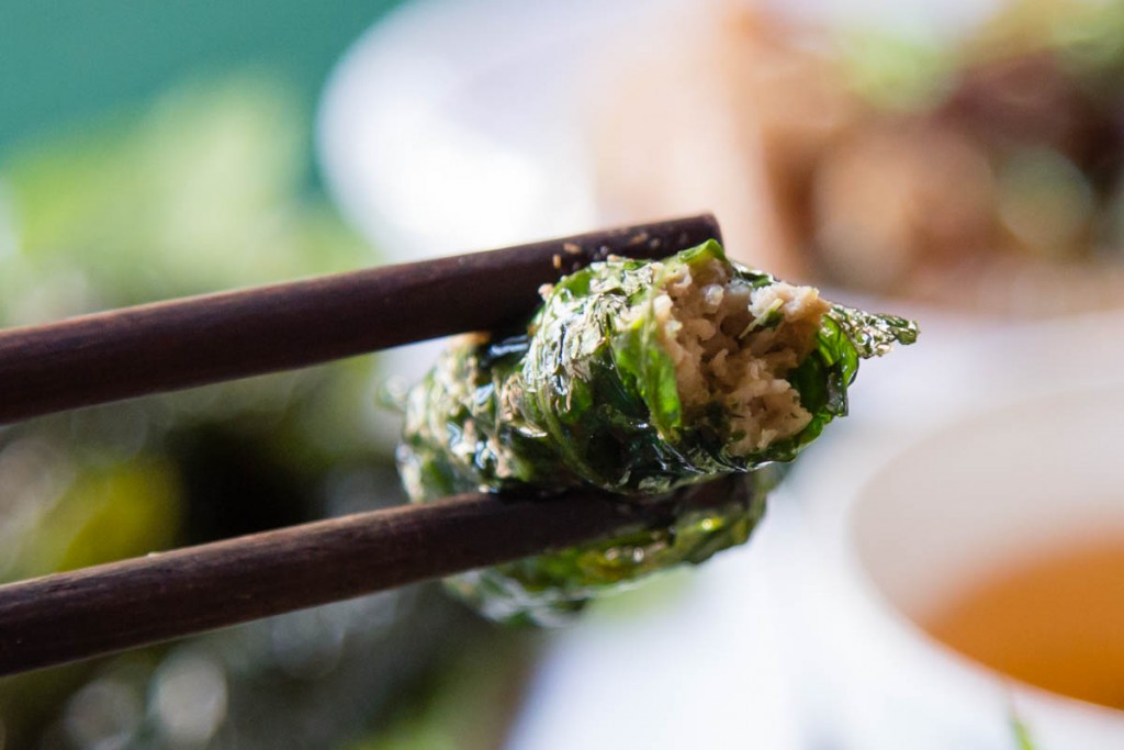 Fried Cobra in Betle Leaf