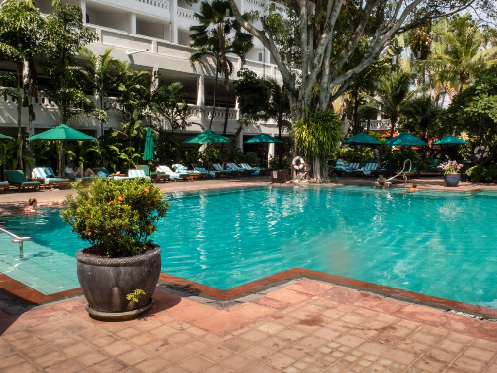 Pool at the Anantara Bangkok Riverside Resort