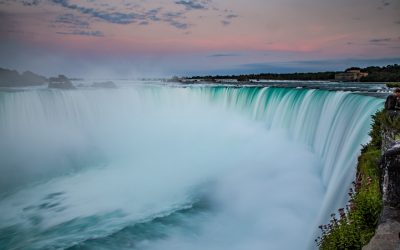 Photo: Sunset at Niagara Falls, Canada