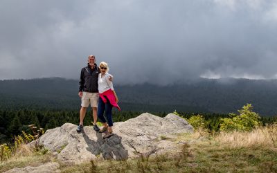 Photo: Hiking Black Balsam Knob, North Carolina