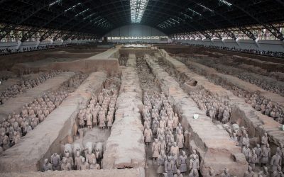 Photo: Terracotta Army Archeological Site near Xian, China