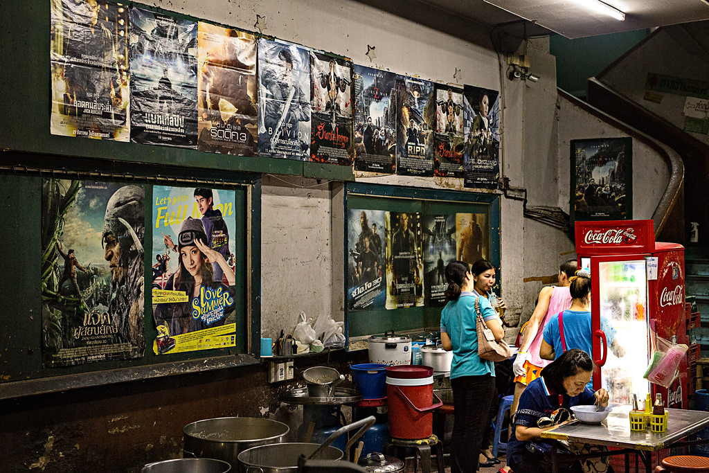 Abandoned Chinatown Theater in Bangkok