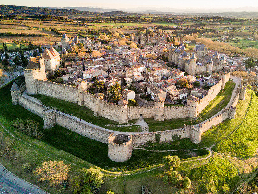 Picture of Drone View of Carcassonne