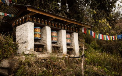 Fixing A Prayer Wheel in Bhutan