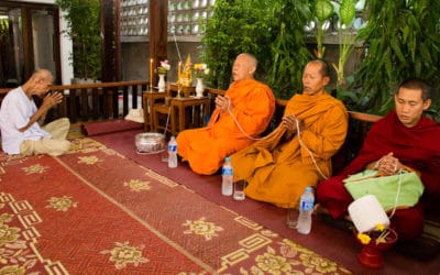 Buddhist Renovation Ceremonial Blessing at Dash Teak House