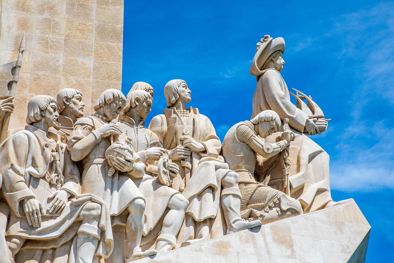 Padro dos Descobrimentos Monument statue (The Monument to the Discoveries)