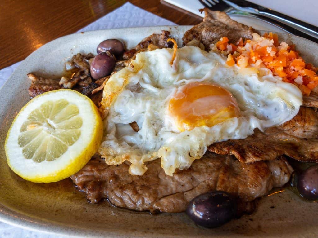 Picture of Bitoque (Grilled Steak With Fried Eggs)