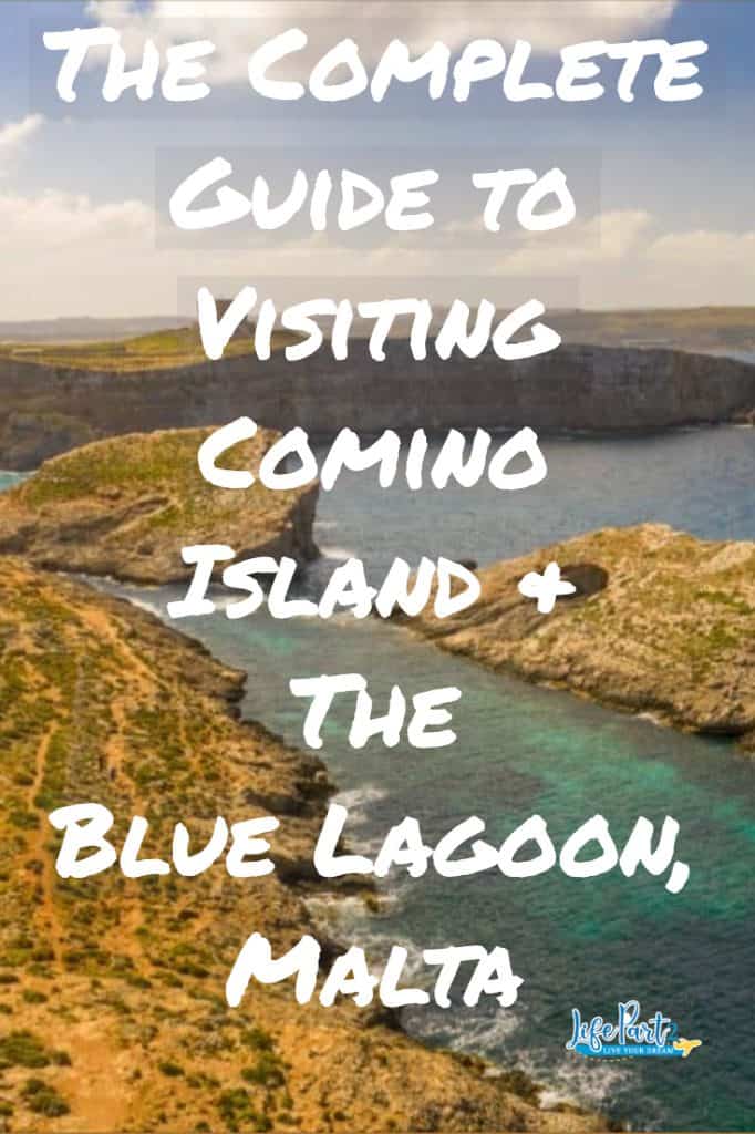 Comino Island Blue Lagoon Pinterest Image