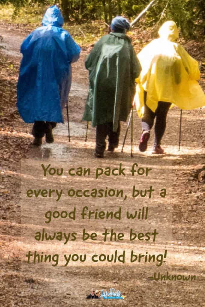 Travelling with friends quote You can pack for every occasion, but a good friend will always be the best thing you could bring! - Unknown