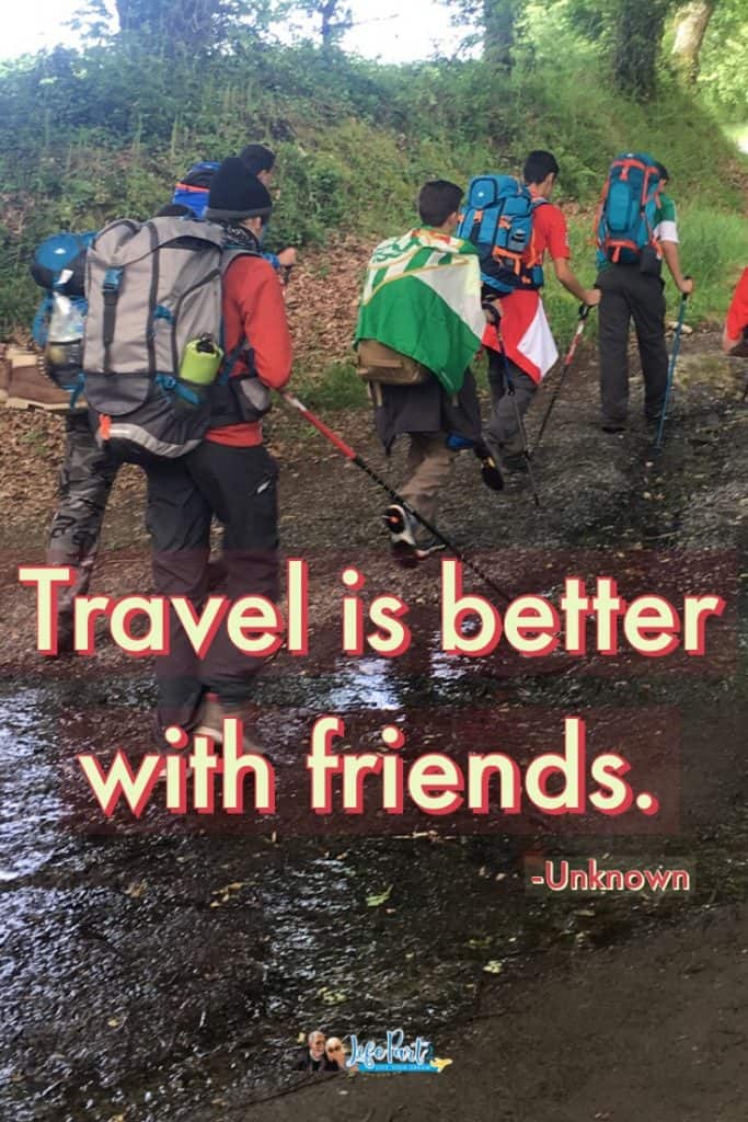 Travel quote image Travel is better with friends - Unknown