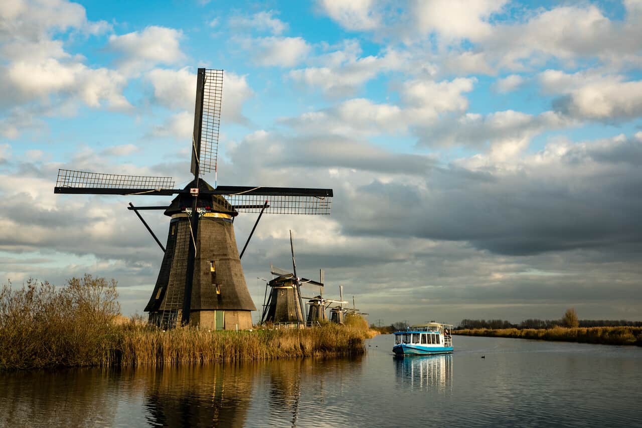 Traveling at an older age Windmill Image