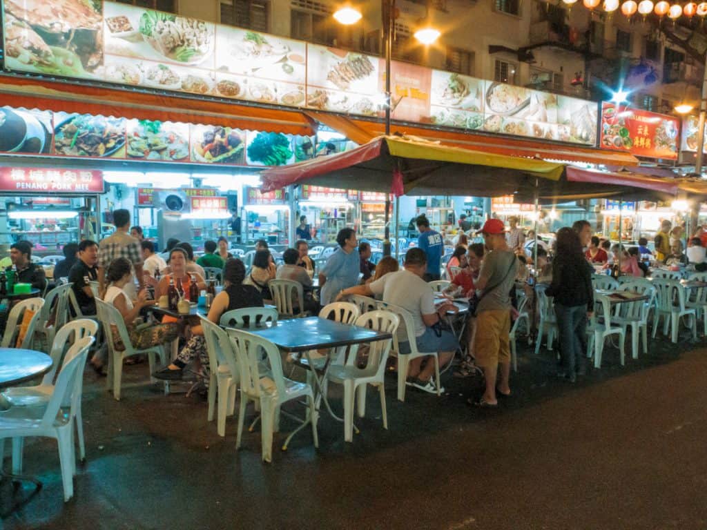 Outdoor Food Markets Help With The Cost of Living in Kuala Lumpur Malaysia