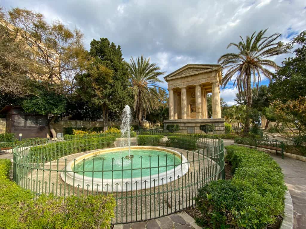 Lower Barrakka Gardens in Valletta