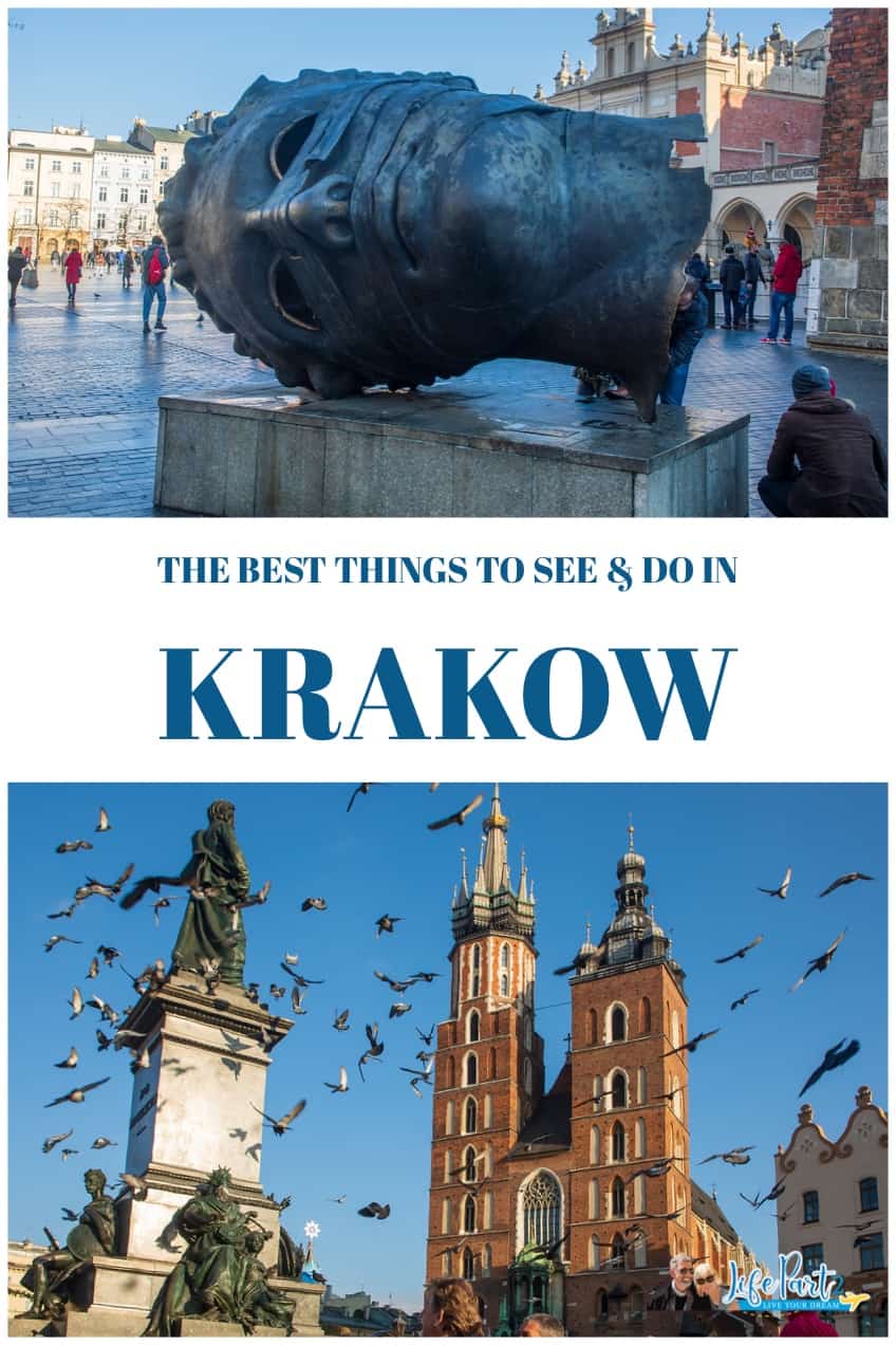 Best Things To Do in Krakow Poland Pinterest Image