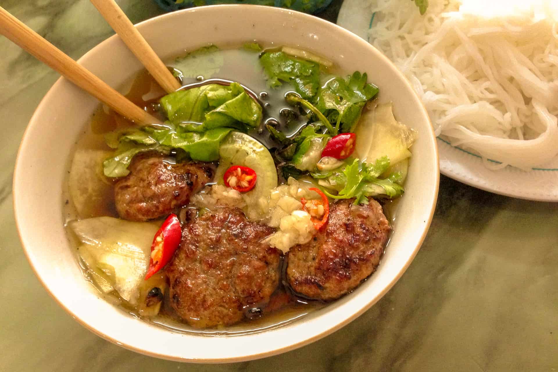 Bun Cha in Hanoi