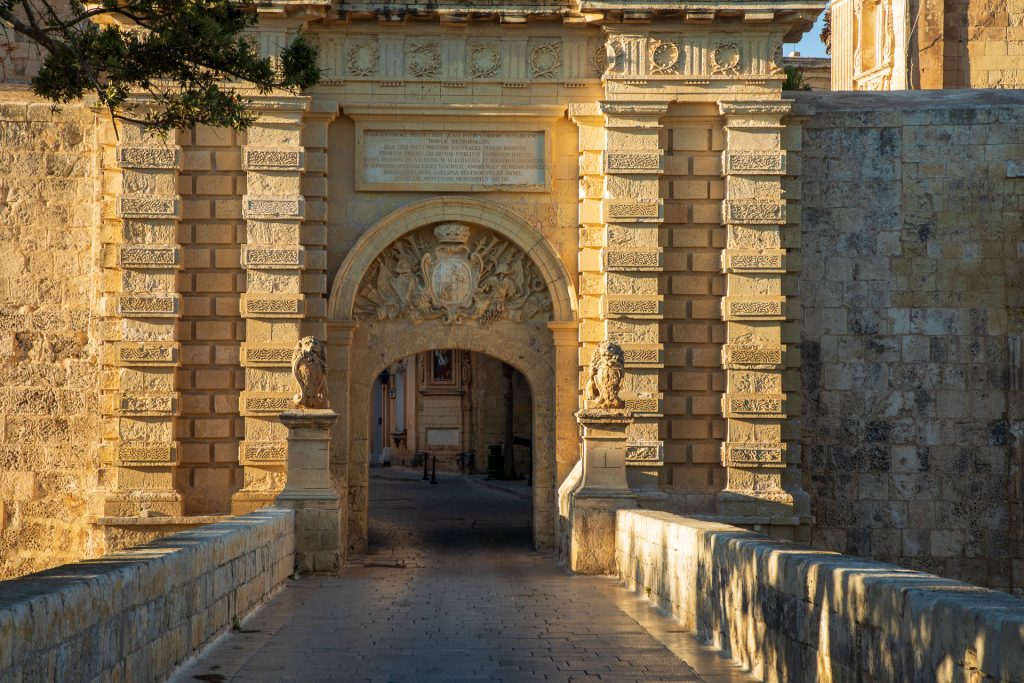 The Ornate Entrance to Mdina