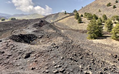 Linguaglossa, the Circumetnea Train and Mount Etna, Sicily