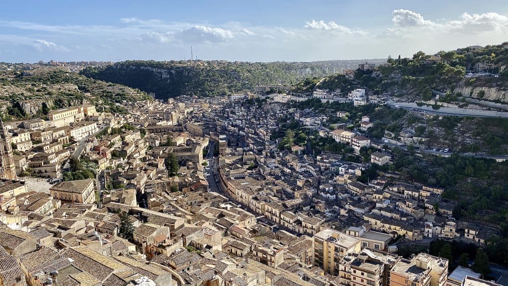 View of Modica 