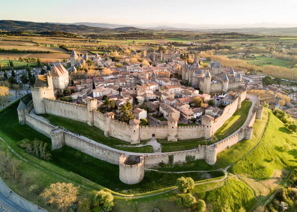 Carcassonne, France From Above