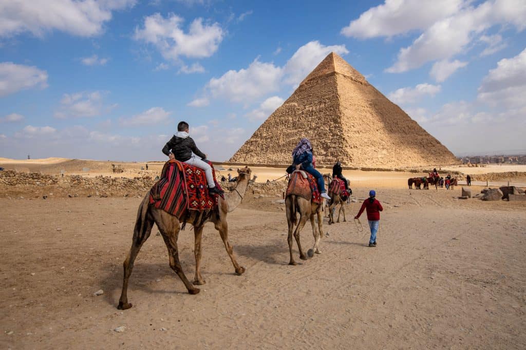Egyptian Pyramids Near Cairo