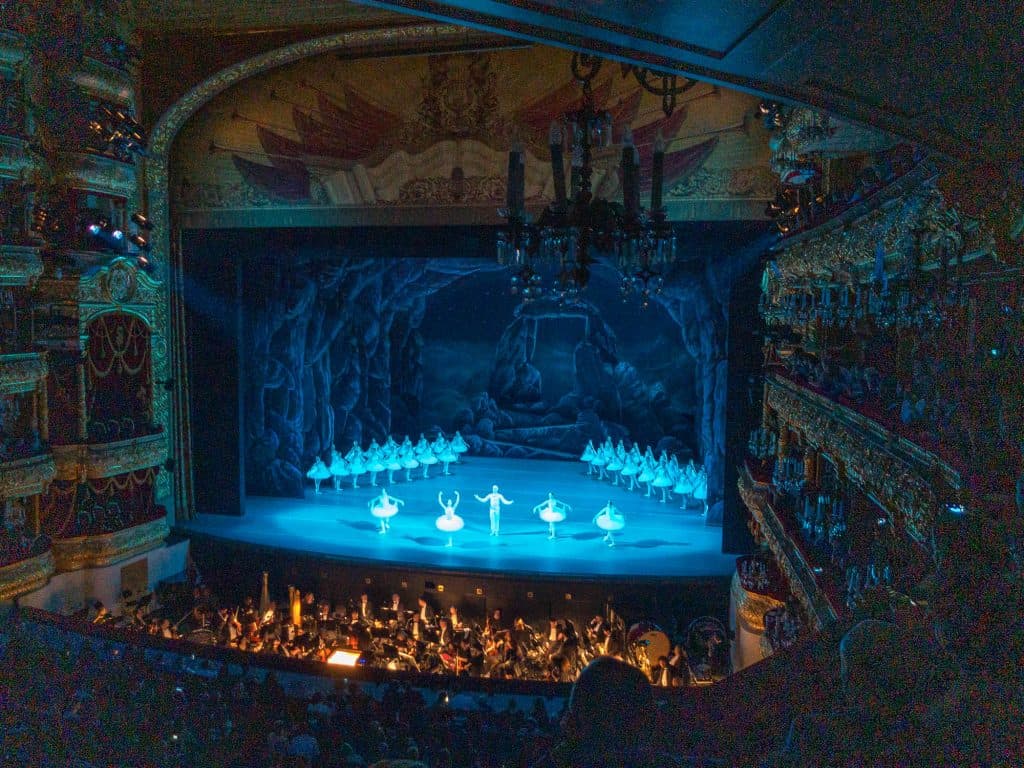 Night at the Bolshoi in Moscow