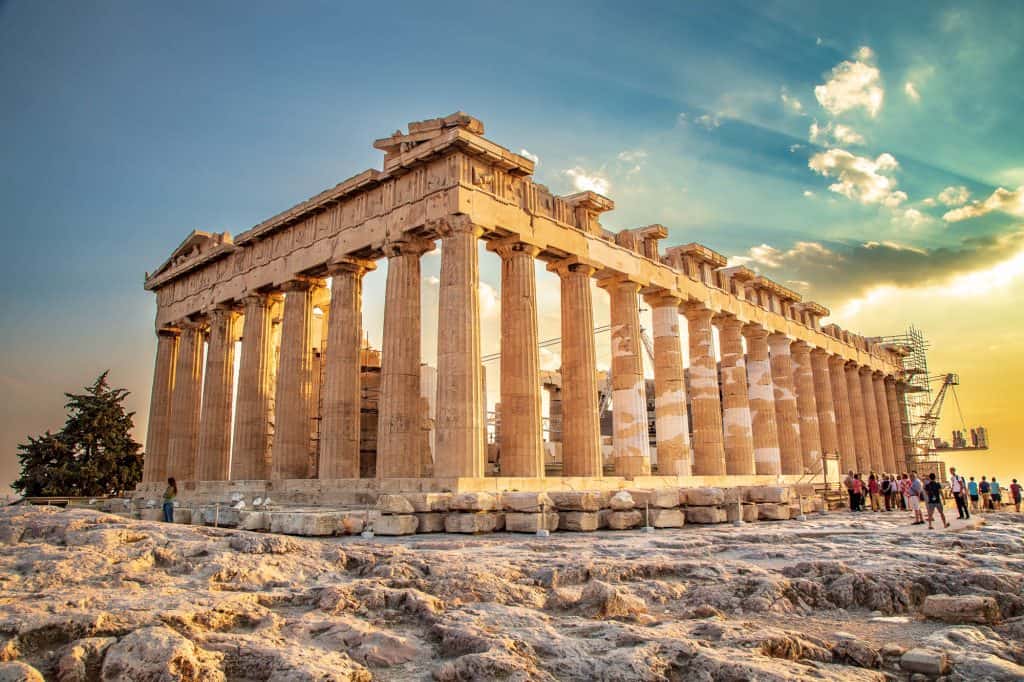 The Parthenon in Athens Greece,one of our favorite cities.