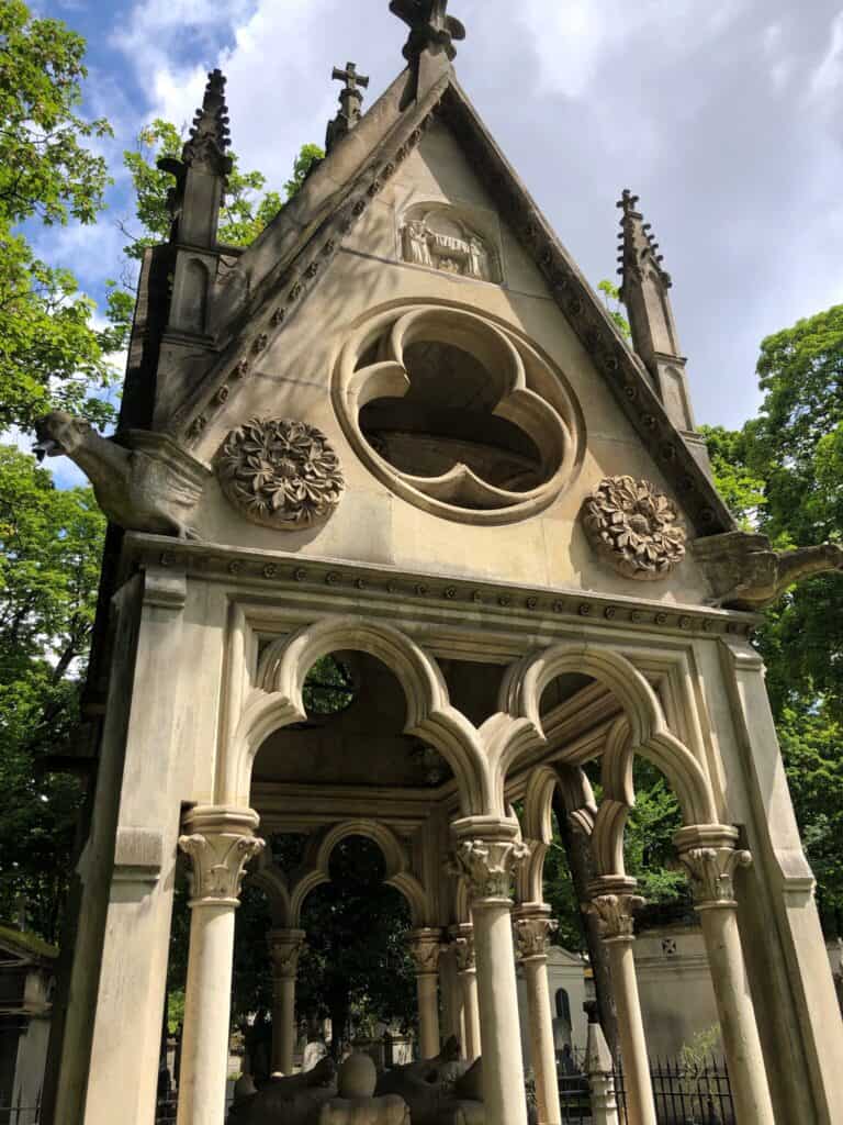 The Canopy Tomb at Pere Lachaise Cemetery