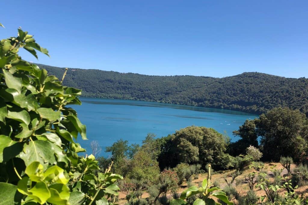 the lake view from Castel Gandolfo. 