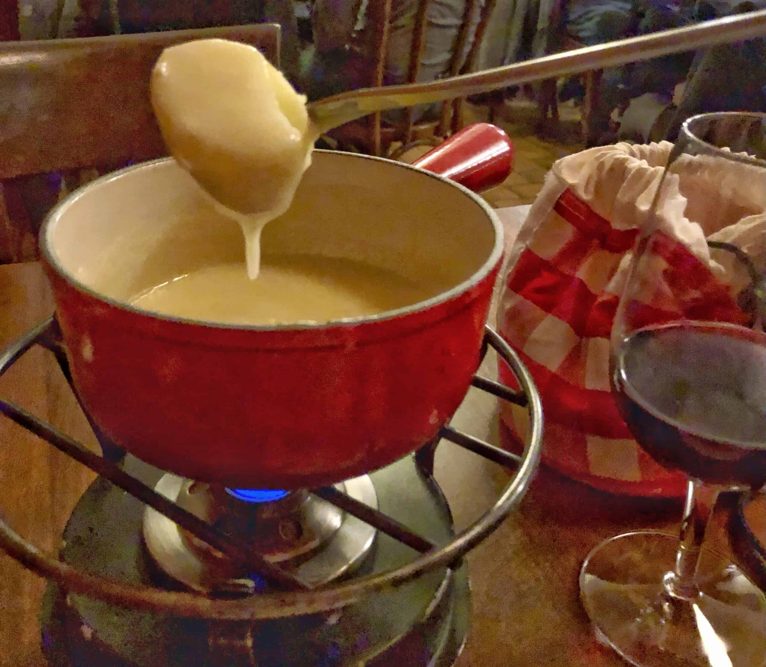 Cheese fondue - A must eat in Lausanne 
