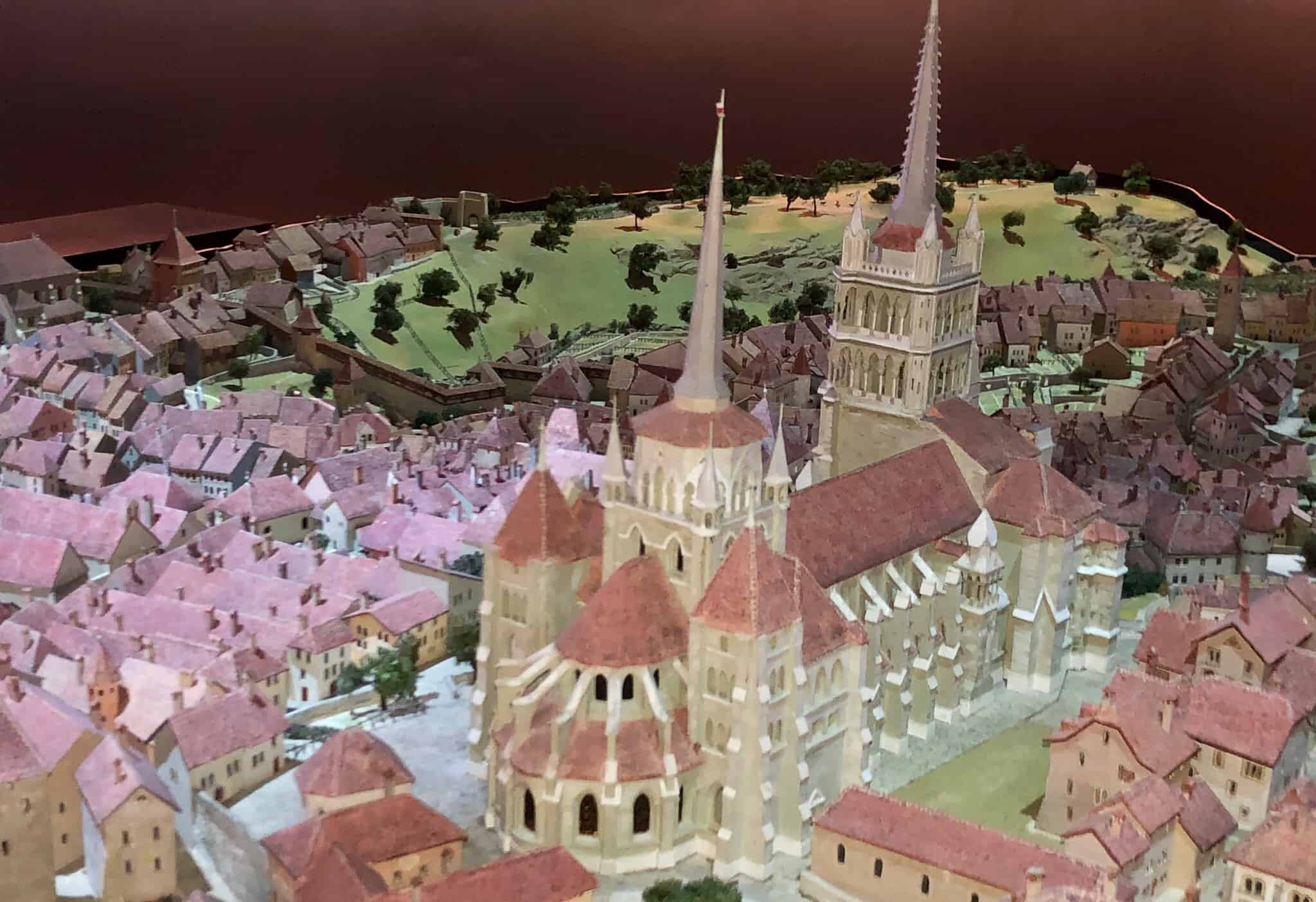 The Miniature Model of Lausanne found inside Lausanne's History Museum