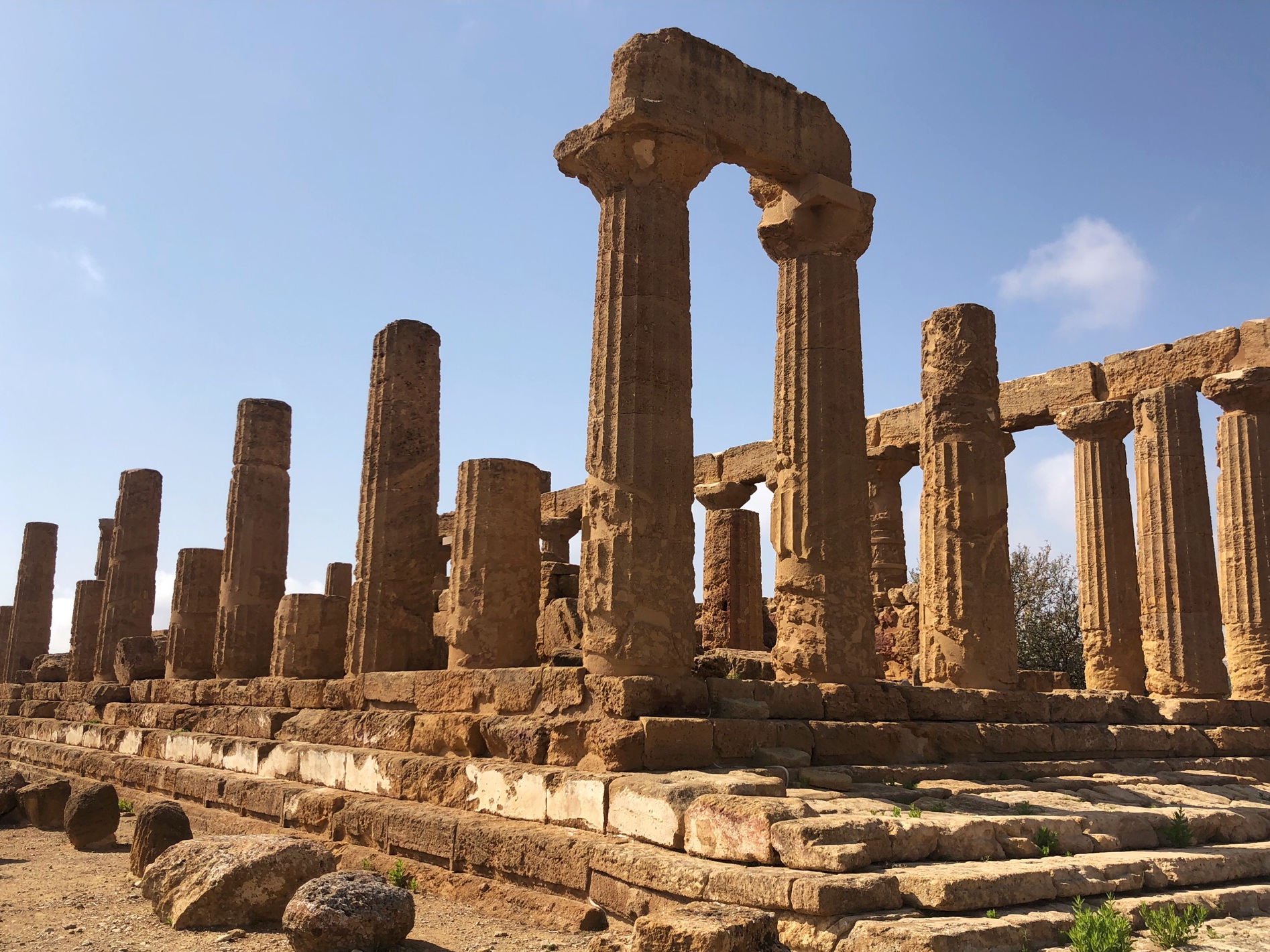 Juno Lacinia Temple in the Valley of Temples
