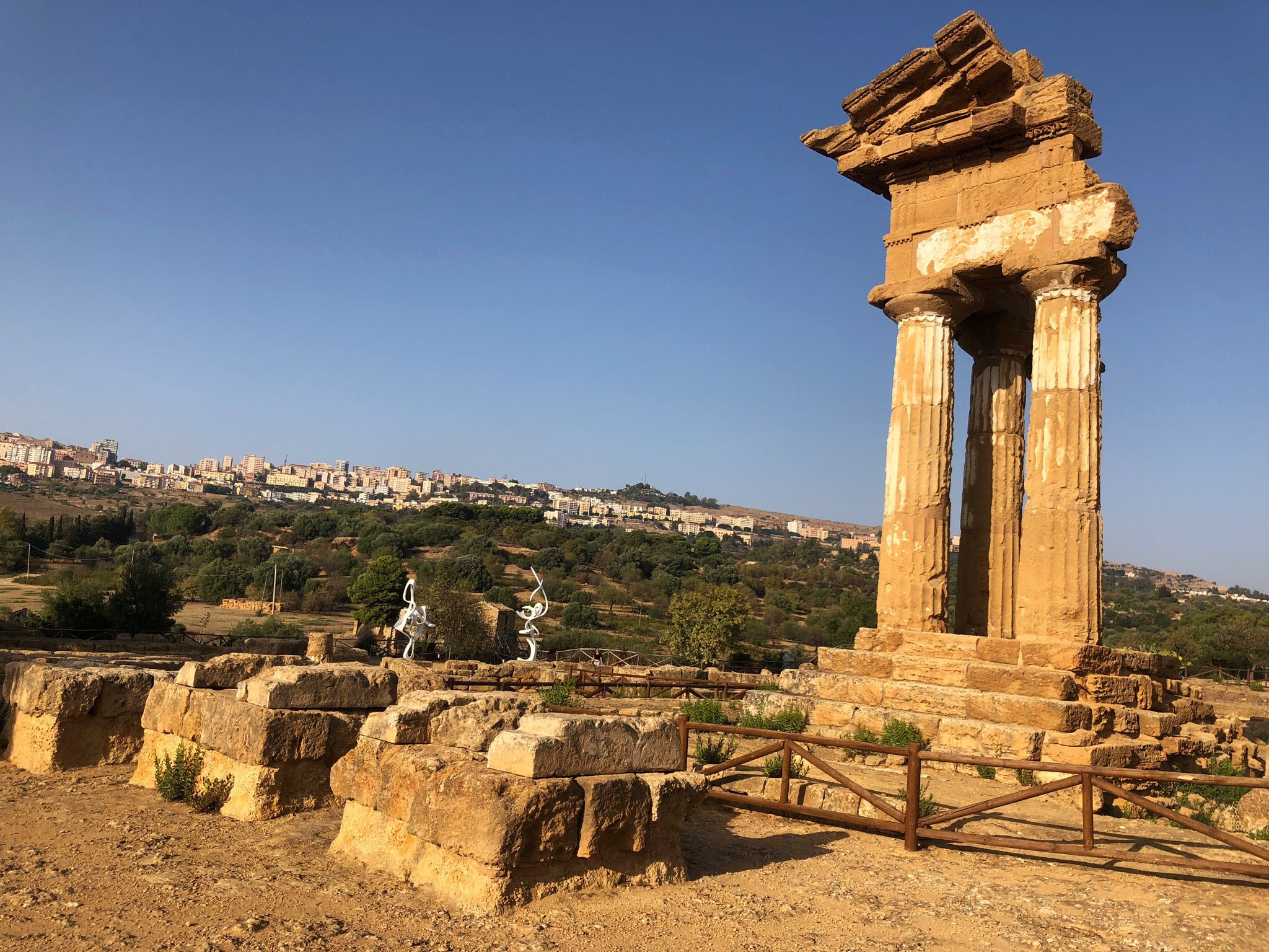 The temple of Castor and Pollux