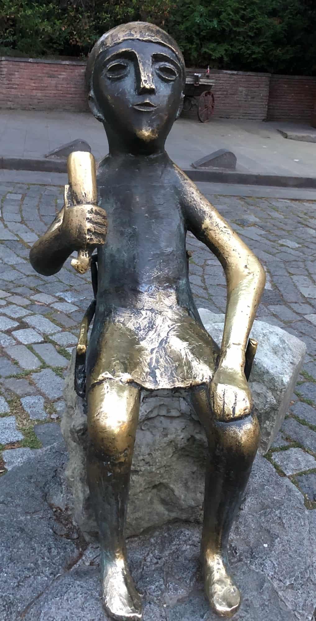 The Famous Tamada Statue in Tbilisi