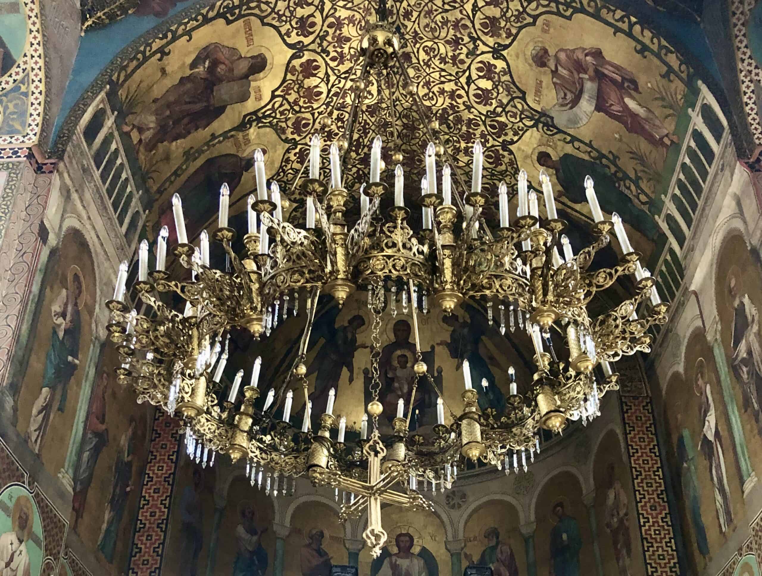 Church interior of oldest church in Tbilisi