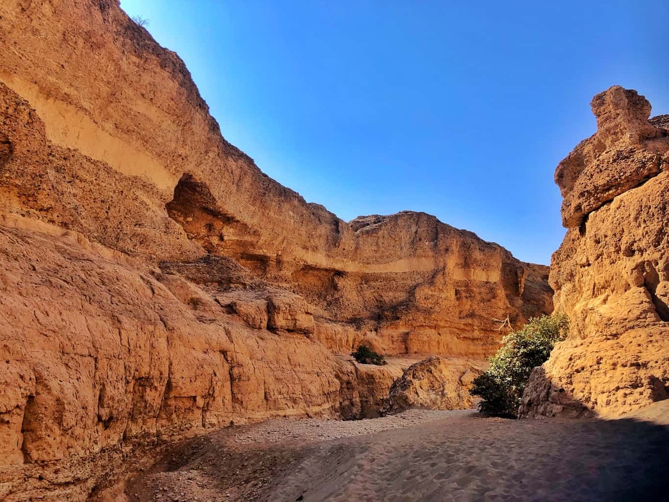 The rock formations of Sesriem Canyon. An unexpected highlight of Namibia. 
