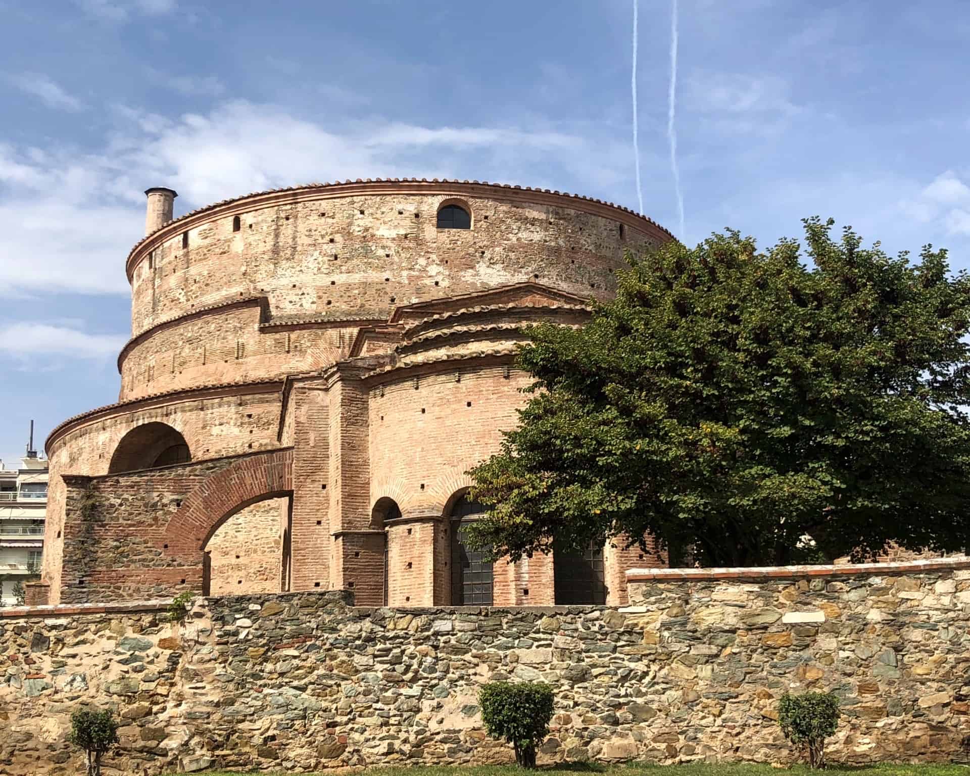 The exterior of the ancient Rotunda in Thessaloniki