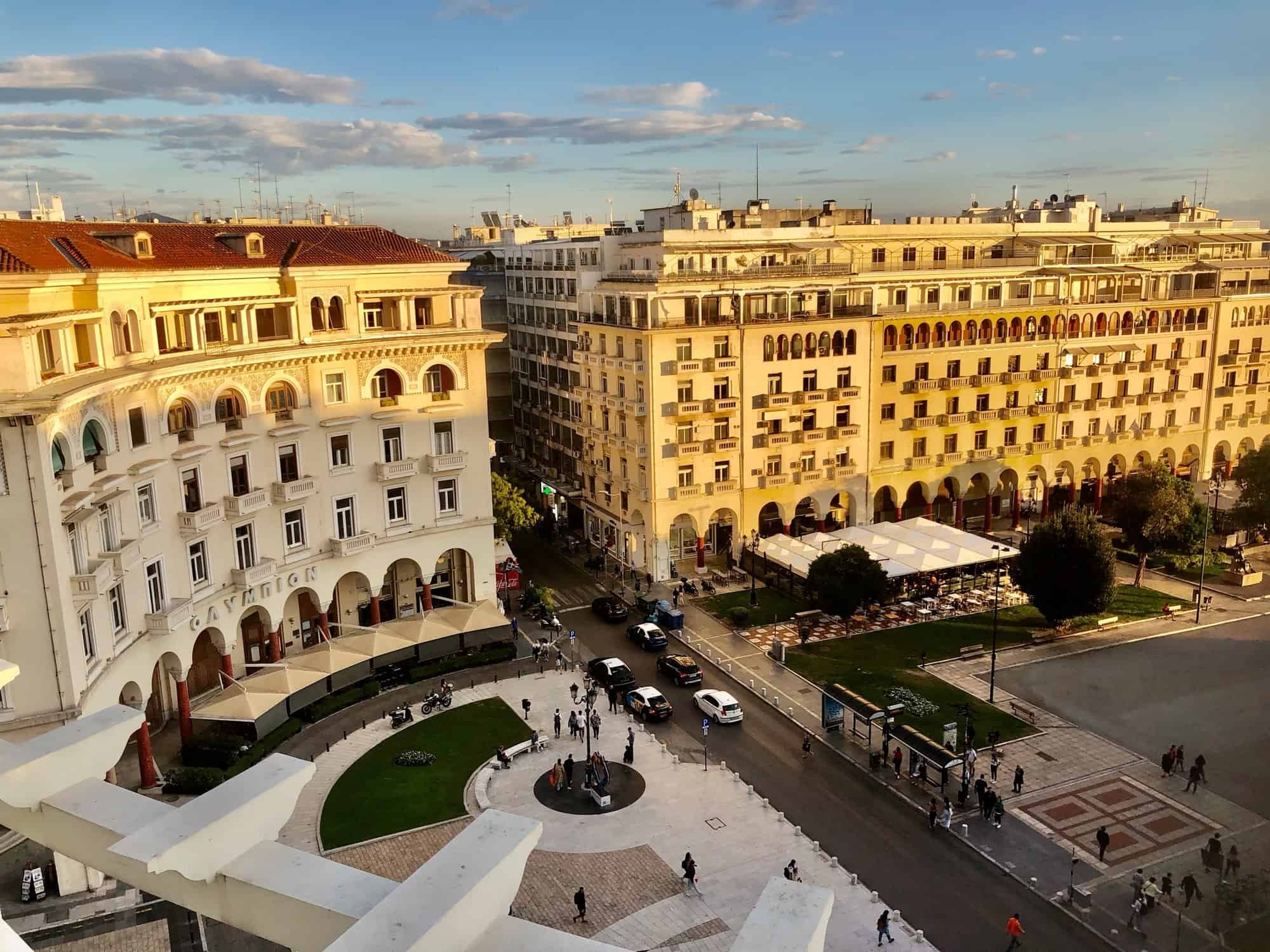 Overlooking Aristolelous Square 