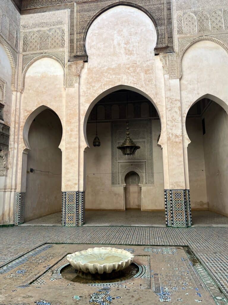 Inside The Bou Inania Madrasa