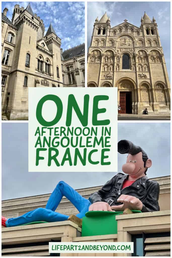 Pin post for one afternoon in Angouleme