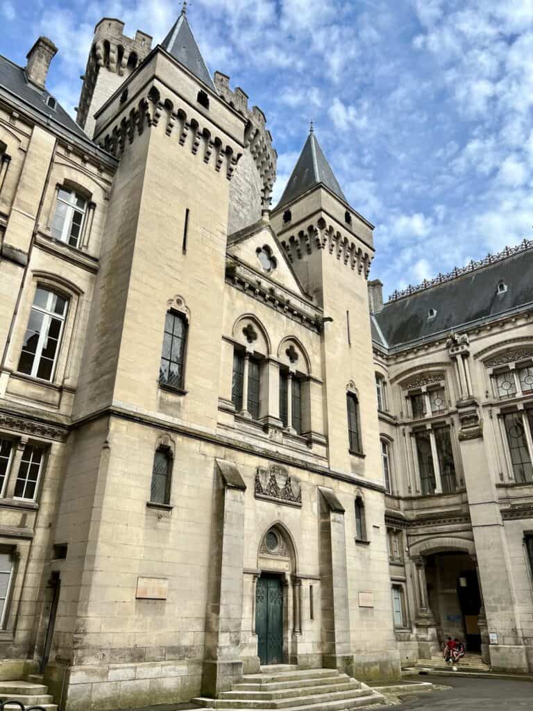 The exterior of the Chateau cum Town Hall in Angouleme