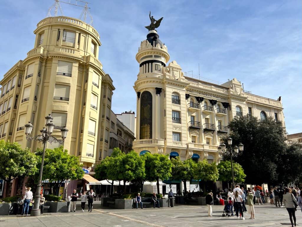 Buildings around the Plaza de las Tendillas Cordoba